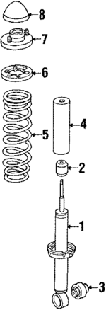 52687SH3004 - Suspension: Dust Cover for Honda: Civic, CRX Image