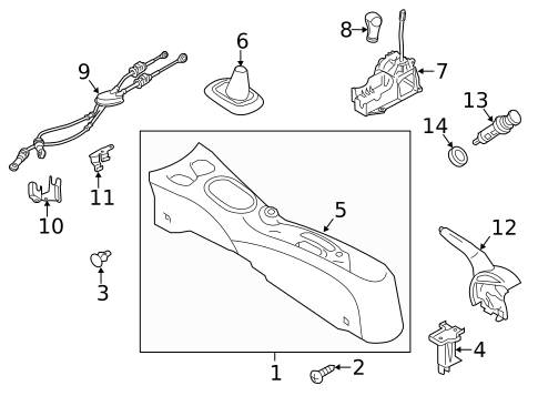 Gear Shift Control for 2014 Nissan Versa Note #0