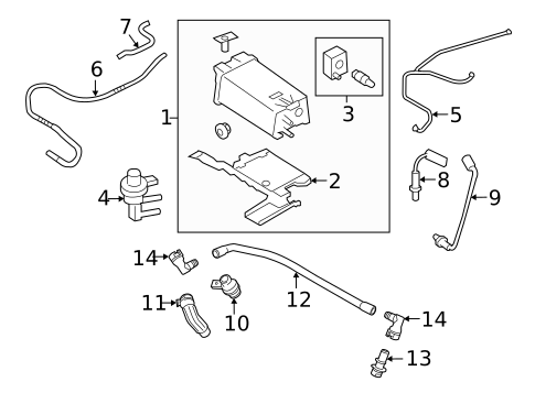 Emission System for 2012 Lincoln MKS #0