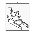 5881004020C0 - Body: Front Console for Toyota: Tacoma Image