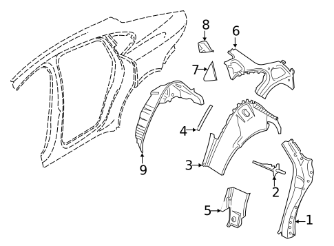 Inner Structure for 2021 Porsche Panamera #1
