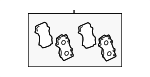 446560380 - Brakes: Brake Pads for Toyota Image
