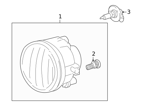 Bulbs - Chassis for 2005 Toyota MR2 Spyder #1