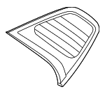 878101D020 - : Quarter Glass for Kia: Rondo Image