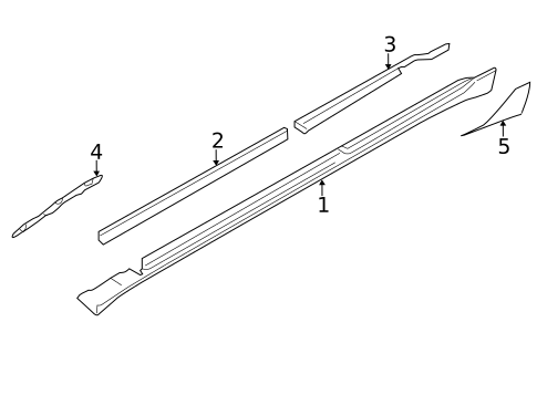 Exterior Trim - Pillars for 2013 BMW ActiveHybrid 7 #0