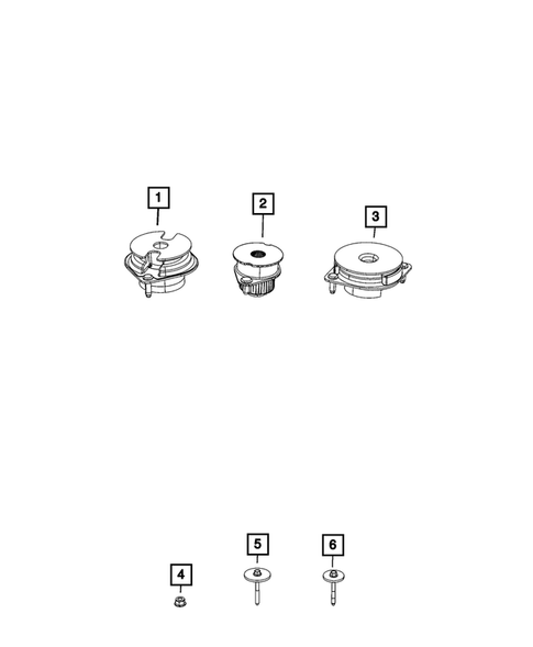 Body Hold Down for 2019 Ram 1500 Classic #1