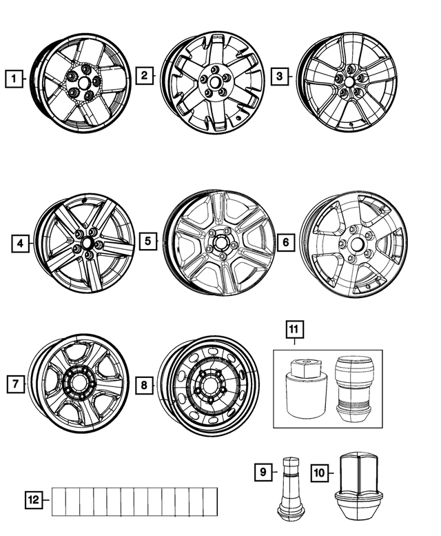 5GY14S4AAD - Wheels: Steel Wheel for Mopar Image image