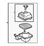 17700AD016 - Engine: Air Cleaner Assembly for Toyota Image