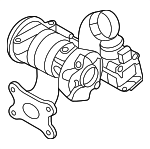 6Q145701D - Air &amp; Fuel Delivery: Turbocharger for Audi Image