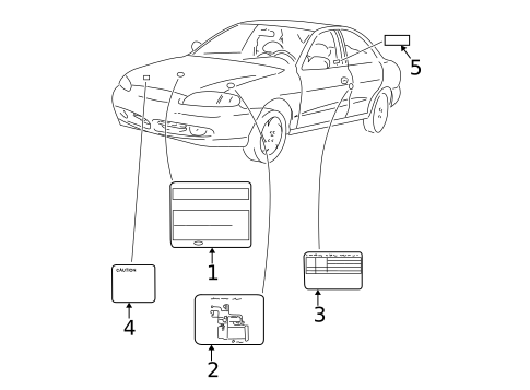 Labels for 2003 Hyundai Elantra #0