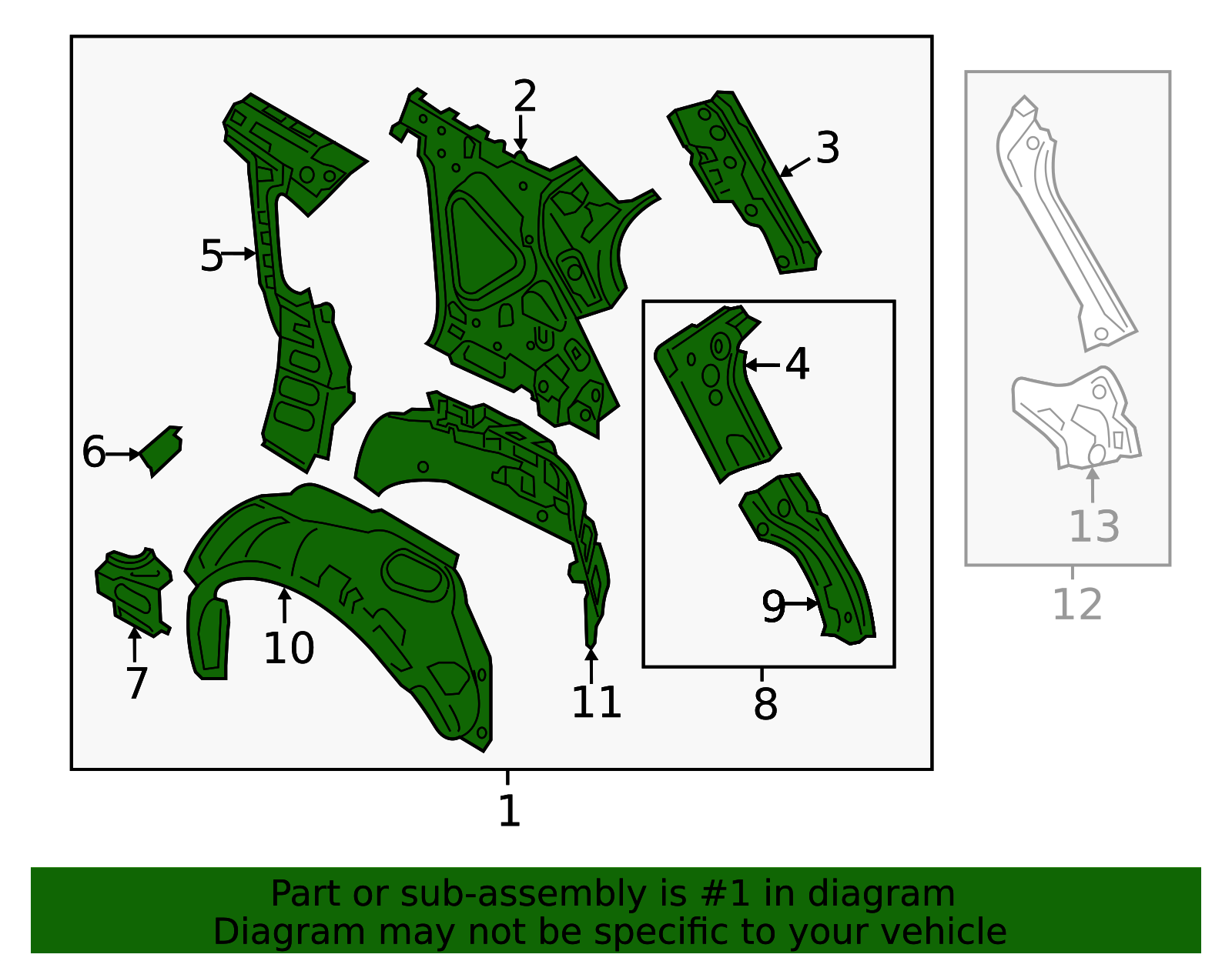 KBYW-71-100E - Inner Panel Assembly 2017-2025 Mazda CX-5 | Mazda-Parts