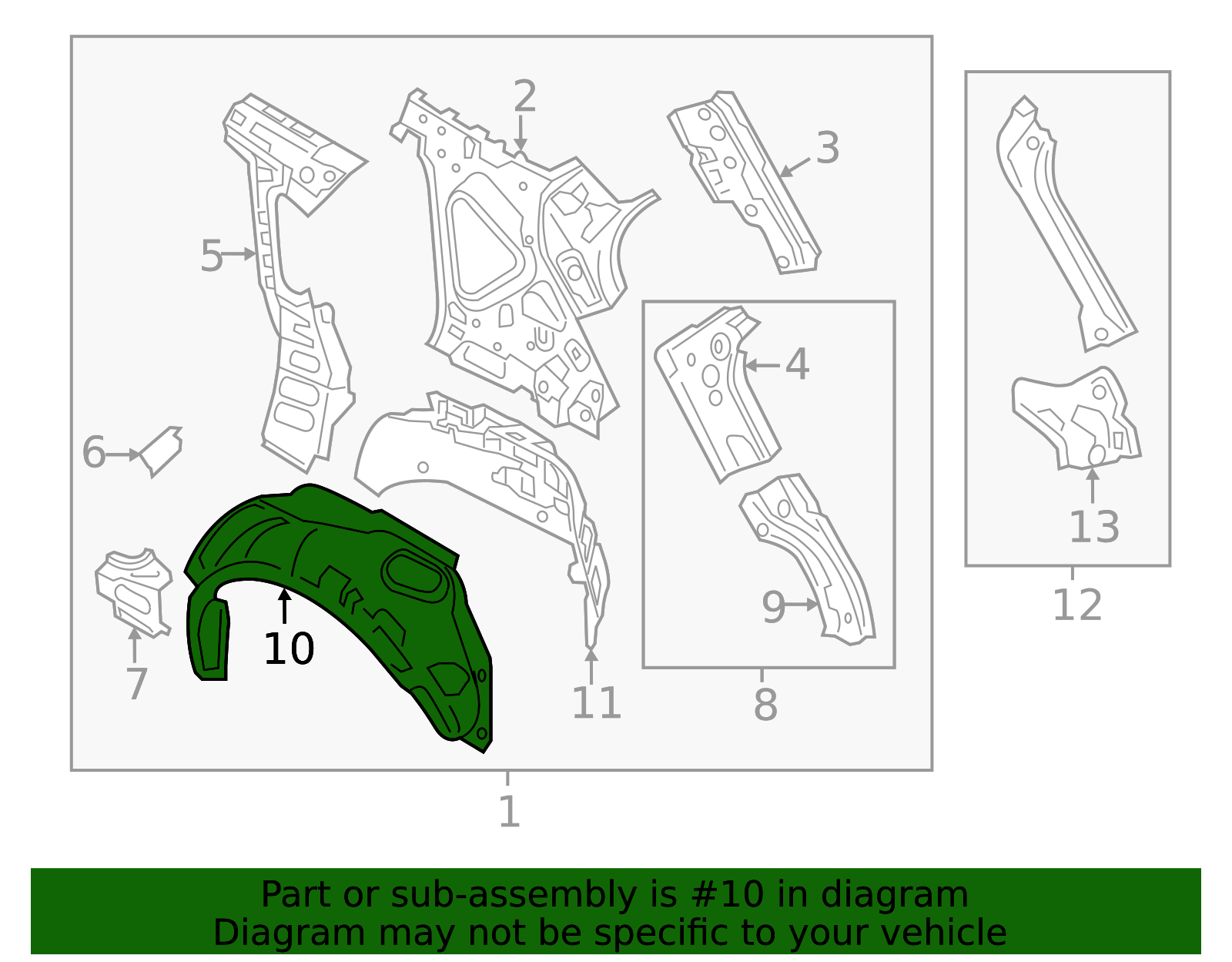 KBYW-70-11XA - Outer Wheelhouse 2017-2025 Mazda CX-5 | Mazda-Parts