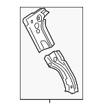 KB7W704H0 - Body: Rear Pillar for Mazda: CX-5 Image