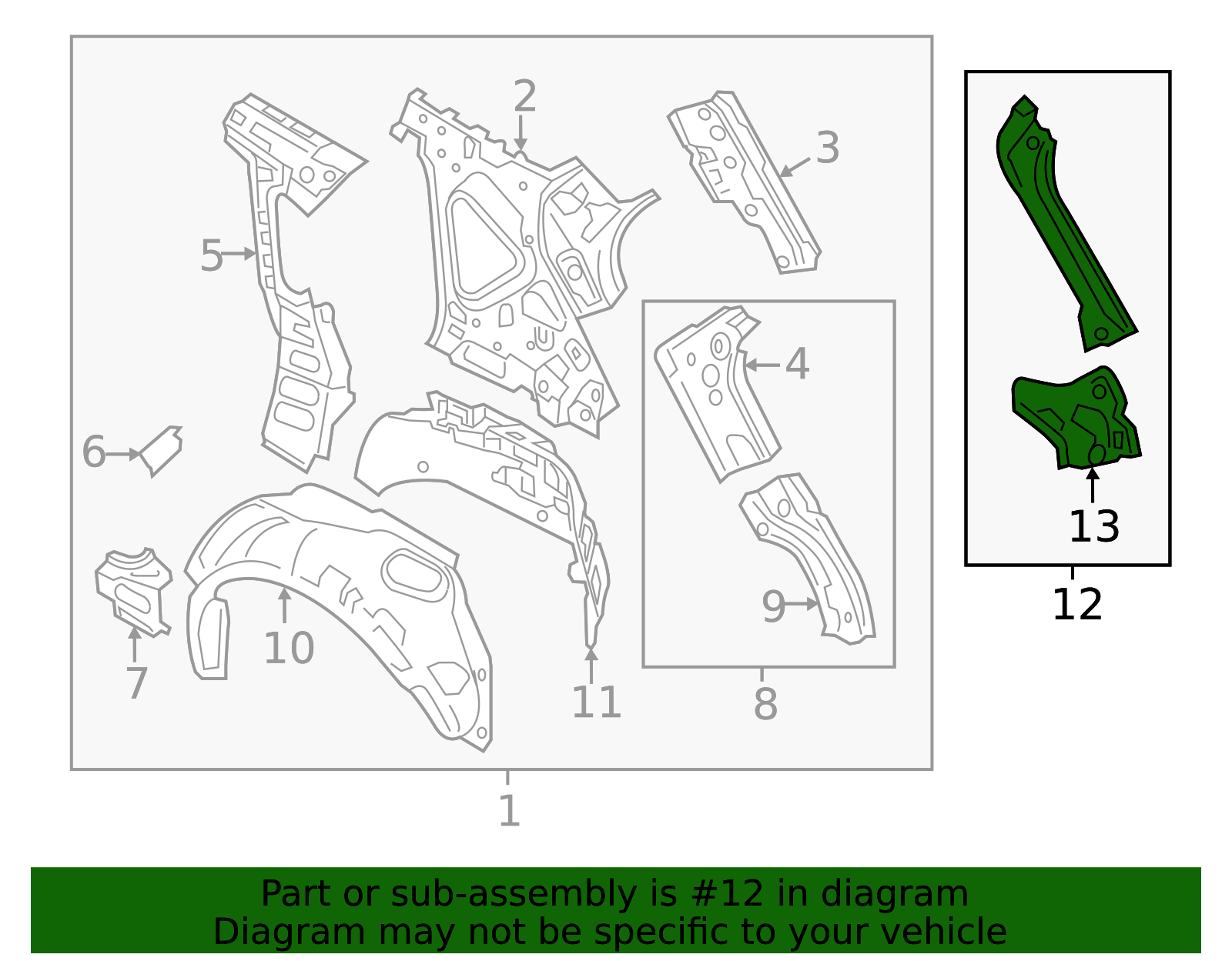 KB7W-71-44XB - Outer Pillar - 2017-2025 Mazda CX-5 | Mazda Swag