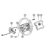 YT70XDHAA - Steering: Air Bag Module Cover for Mopar Image