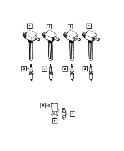 Ignition, Spark Plugs, Cables, Coils, and Glow Plugs for 2022 Jeep Compass #0
