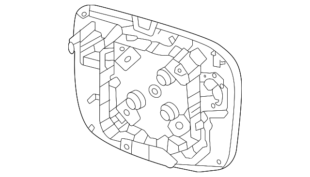OEM 2023-2026 Honda Mirror Glass 76253-T90-A21 | Honda Automotive