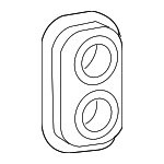 8712802040 - HVAC: AC &amp; Heater Assembly Grommet for Scion: iM, tC, xB | Toyota: Corolla, Corolla iM, Matrix, Prius, Prius Plug-In, Prius V, RAV4 Image