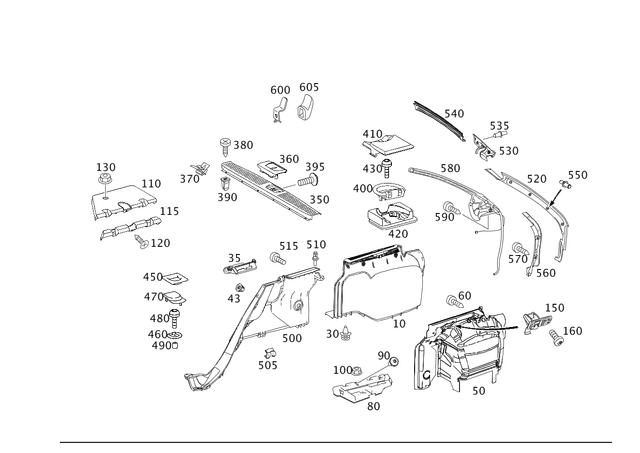 2116940338 - Special Equipment: Support for Mercedes-Benz: E320, E500, E55 AMG Image image