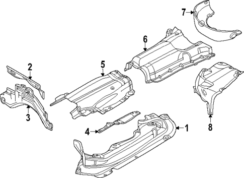Heat Shields for 2015 BMW M6 #0