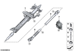 32309504272 - Steering: Manually Adjust. Steering Column for BMW Image