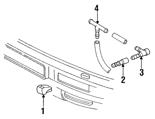 895807155AGRU - Electrical: Nozzle for Audi Image