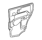 15747046 - Body: Water Deflector for Chevrolet: Blazer | GMC: Jimmy | Oldsmobile: Bravada Image