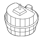 65755B61723 - Electrical: Alarm Horn for BMW: 430i, 430i xDrive, M4, M440i, M440i xDrive Image