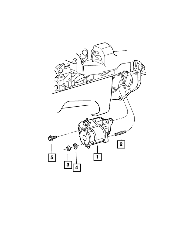 6036455AA - Electrical: Hex Head Screw And Washer for Mopar Image