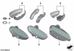 51169134400 - : Rear-View Mirror, Manual/Led/Radio for BMW Image