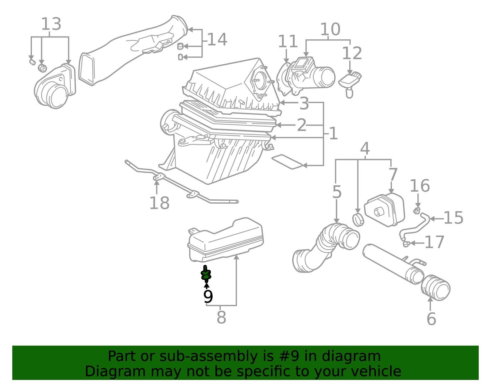 1994-2004 Toyota Engine Air Intake Hose Grommet 17853-75010 | OEM Parts ...