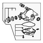 2903505300 - Universals &amp; Rear Axle: Carrier for Mercedes-Benz Image