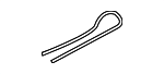 9420120350 - Steering: Outer Tie Rod Cotter Pin for Honda: Insight, Prelude Image