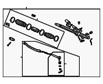 53601S3YA04 - Steering: Gear Assembly for Honda: Insight Image