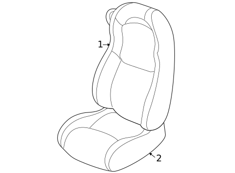 Front Seat Components for 2009 Dodge Viper #0