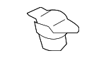 MU487004 - Body: Hood Seal Clip for Mitsubishi Image