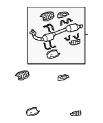 174100P330 - : Front Pipe for Toyota: Tundra Image