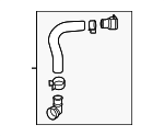 25415ES000 - Cooling System: Lower Hose for Kia Image