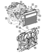 6032277 - Cooling: Radiator Clamp for Mopar Image