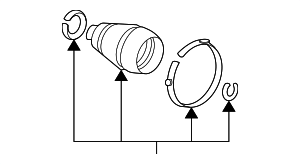 44018TL1E52 - : Outer Boot for Acura Image