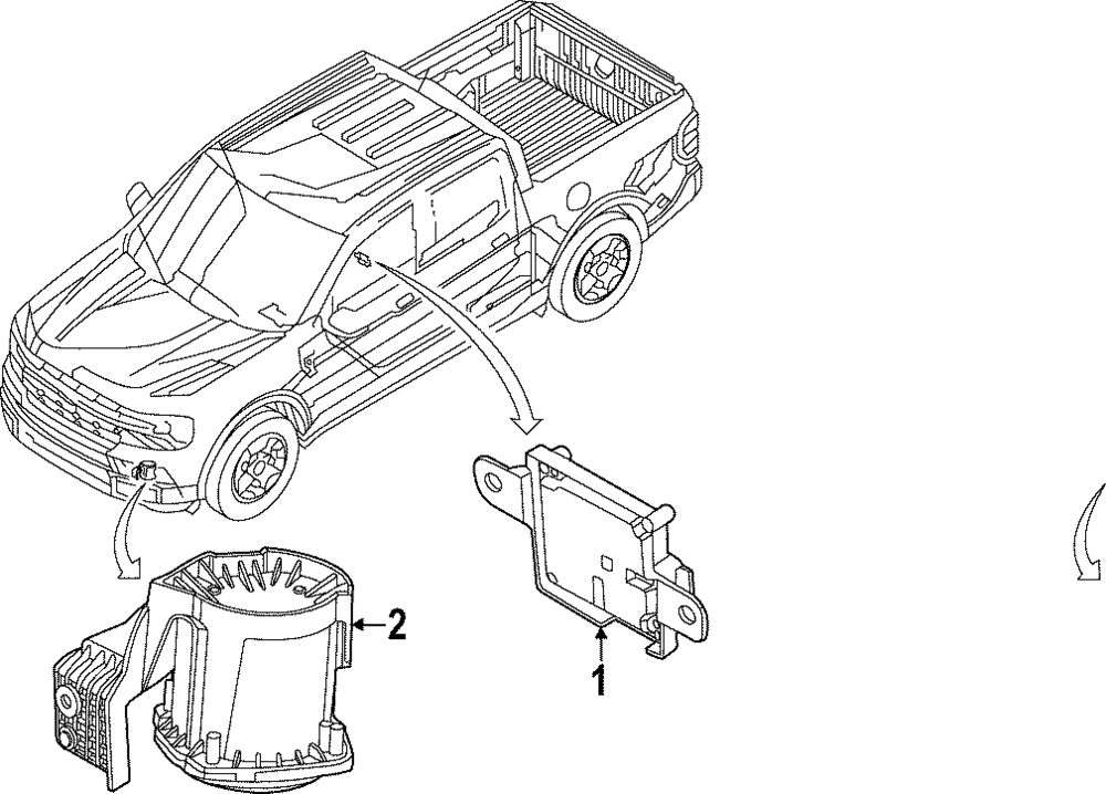 2022-2024 Ford Maverick Module NZ6Z-14G490-B | QuirkParts