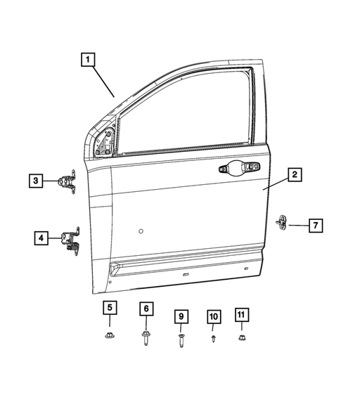 Front Door for 2014 Jeep Patriot #1