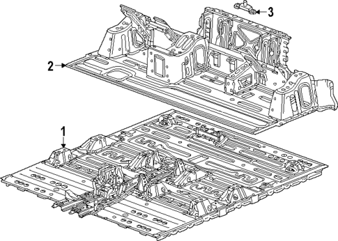 Floor for 2024 Chevrolet Silverado EV #0