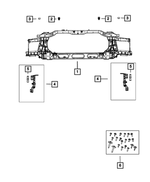 68066740AC - Cooling: Radiator Closure Panel for Mopar Image