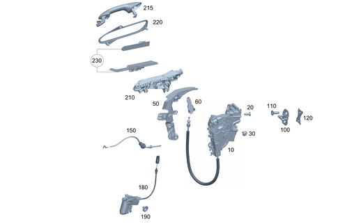 Front Locking System for 2024 Mercedes-Benz E 350 #0