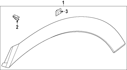 Exterior Trim - Quarter Panel for 2025 Genesis GV80 Coupe #0