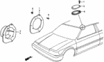 39152594004 - Electrical/Exhaust/Heater/Fuel: CAP, ROOF SEAL for Honda Image