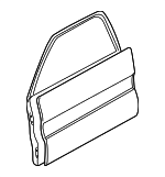 GD7A59020B - Body: Door Shell for Mazda: 626 Image