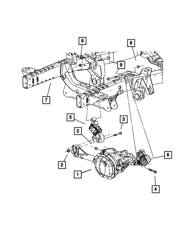 « 6505165AA – Engine and Transmission Mounting : Ecrou pour Mopar Image »