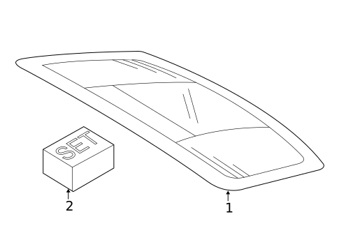 Glass - Lift Gate for 2019 Porsche Panamera #0